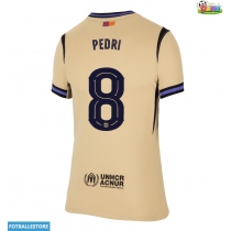 Barcelona Pedri Gonzalez #8 Bortedrakt Dame 2025-26 Kortermet